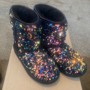Ugg Black Sequin Boots